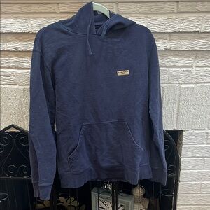 Nudie Jean Navy Blue Hoodie with Front Pocket